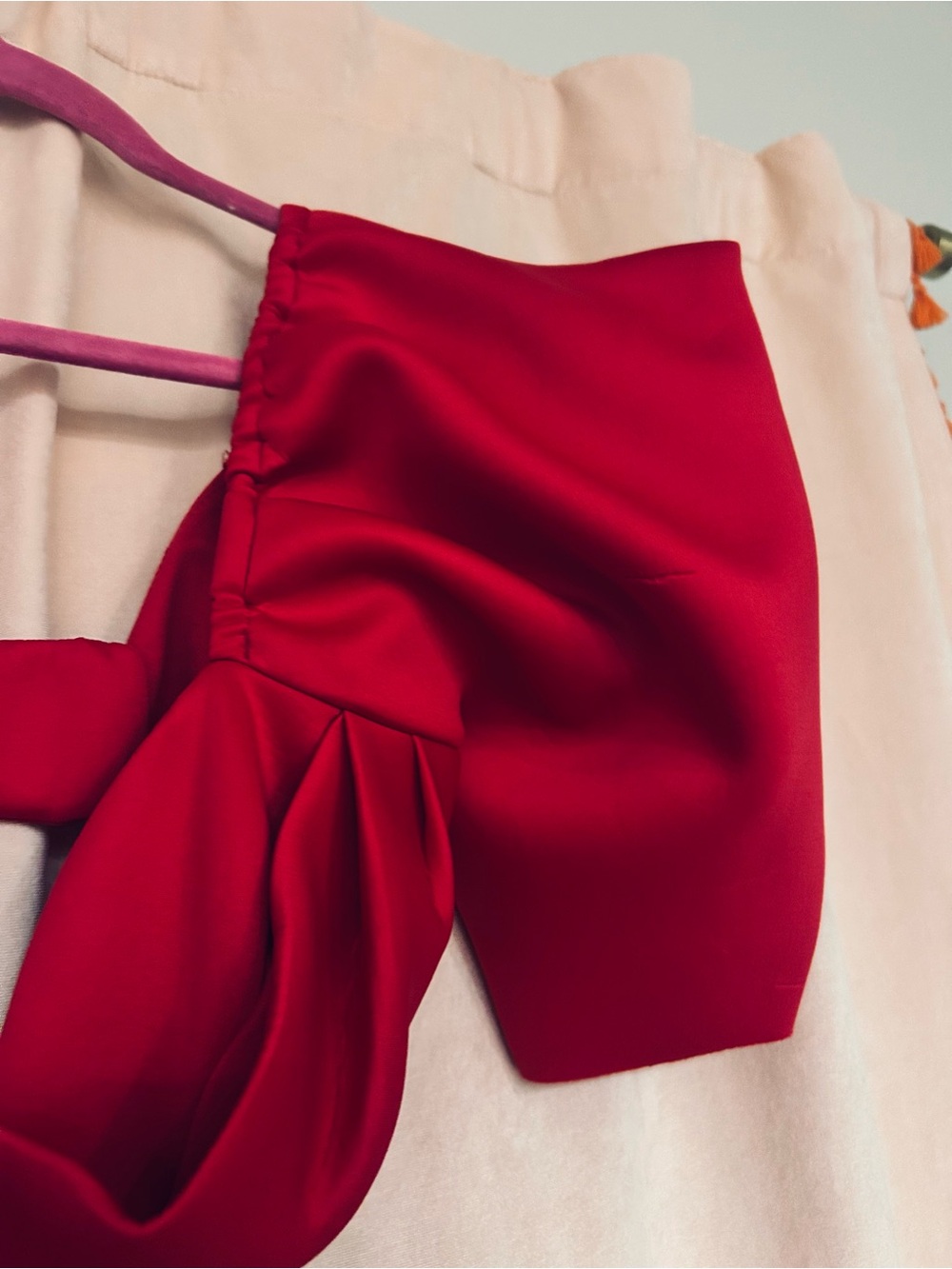 ASOS Fuschia Pink Puff-Sleeve Mini Dress - Picture 6 of 15